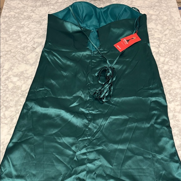 Dress Barn Strapless Teal Dress - Picture 13 of 16